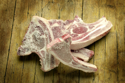 Costine di agnello congelate Frozen lamb chops